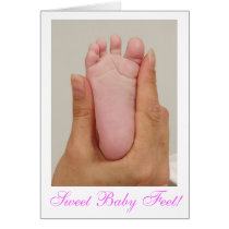 Sweet Baby Feet! cards