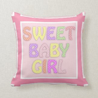 Sweet Baby Girl Pillow