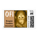 Sweet Baby Orangutan Foundation International Stamps