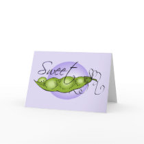 Sweet Baby Pea Greeting Cards