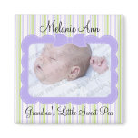 Sweet Baby Pea Keepsake Photo Magnet