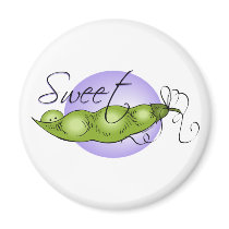 Sweet Baby Pea Magnets