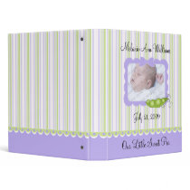 Sweet Baby Pea Photo Keepsake Binder by pinkinkart Sweet Baby Pea Photo Keepsake Binder