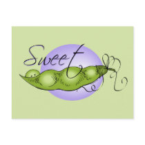 Sweet Baby Pea postcards by pinkinkart Sweet Baby Pea postcards