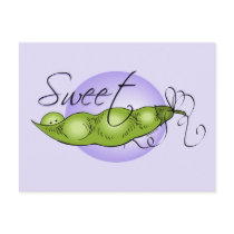 Sweet Baby Pea Post Card