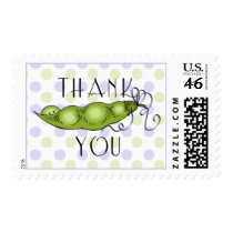 Sweet Baby Pea Thank You Stamp by pinkinkart Sweet Baby Pea Thank You Stamp