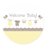 Sweet Baby Shower Cupcake Topper/Sticker
