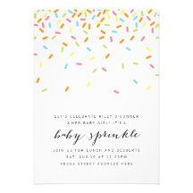 Sweet Baby Sprinkle Invite