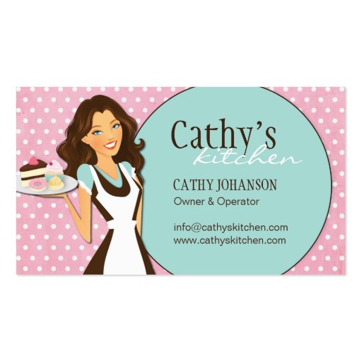 Sweet Bakery Business Card (front side)