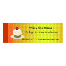 Sweet Bakery Cake Cupcakes & Confections Business Cards