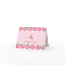 Sweet Ballerina Tutu Thank You Note Greeting Cards