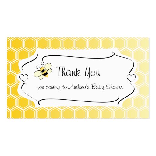 Sweet Bee Business Card (front side)