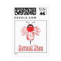 Sweet Bee Postage Stamp