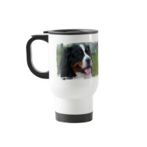 Sweet Bernese Plastic Travel Mug