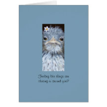 sweet bird encouragement card