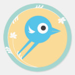 SWEET BIRD STICKER GREEN
