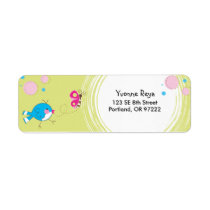 Sweet Birdie Return Address Label labels