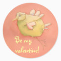 Sweet Birdie Valentine Stickers