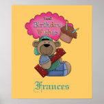 Sweet Birthday Wishes 1 Year Old Birthday Poster