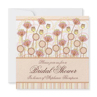 Sweet Blooms Bridal Shower Invitation by kat_parrella