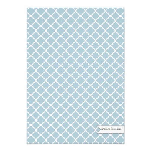 Sweet Blue | Brown Teapot Baby Shower Tea Party Personalized Invitations
