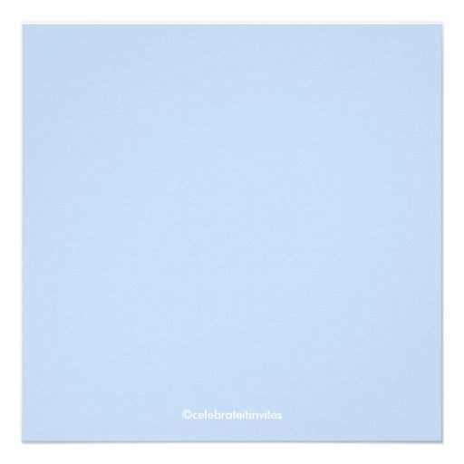 Sweet Blue Cross Boy Communion Invitation