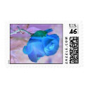 Sweet Blue Rose postage