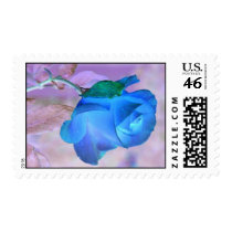 Sweet Blue Rose postage by Passport2Heaven Sweet Blue Rose postage