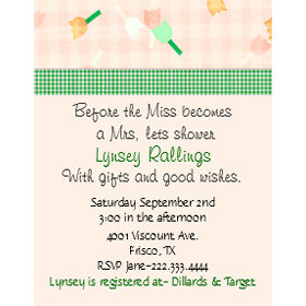Sweet Bridal Shower Invitation invitation