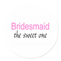 Sweet Bridesmaid Sticker
