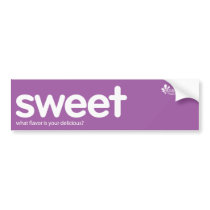 Sweet bumper stickers