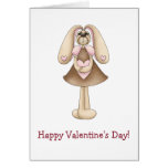 Sweet Bunnies · Bunny & Heart Greeting Card