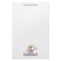 Sweet Bunnies · Bunny & Rose Customized Stationery