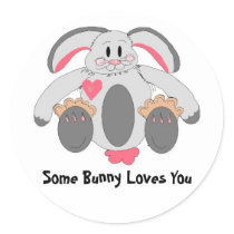 Sweet Bunny stickers by seashell2 Sweet Bunny stickers