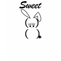 Sweet Bunny T-Shirt by mamaeliza Sweet Bunny T-Shirt