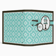 Sweet Cake 1.5 inch Binder Turq