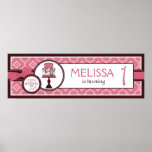 Sweet Cake Birthday Banner 1 Posters