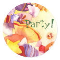 Sweet Candies: Party Invitation Sticker by daphne1024 Sweet Candies: Party Invitation Sticker