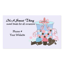 Sweet Candy and Treats Business Card Templates