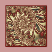 Sweet Candy Cane Christmas Magnet