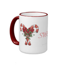 Sweet! Candy Cane Drinkware mugs