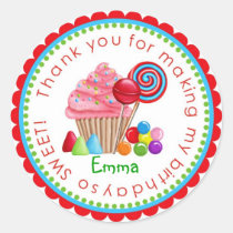 Sweet Candy Land Cupcake Lollipop Stickers stickers