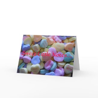 Sweet Candy Valentines day card card