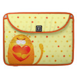 Sweet cat in love, Macbook sleeve Sleeve For MacBooks