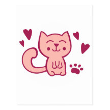 sweet cat postcards