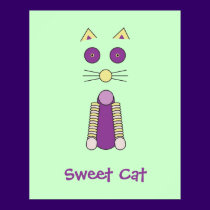 Sweet CAT T-Shirt posters