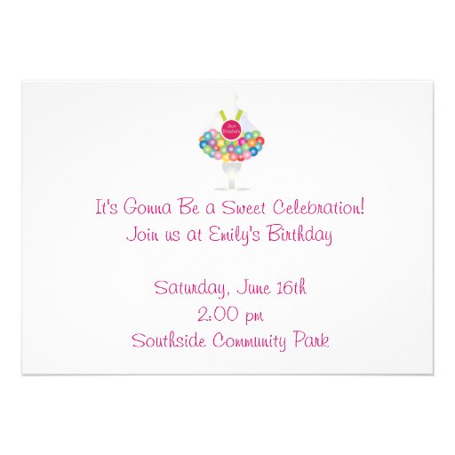 Sweet Celebration Invitation