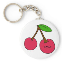 Sweet Cherries Key Chain