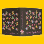 Sweet Cherry Cupcakes Recipe Album 1.5" Binder
