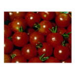 Sweet cherry tomatoes texture postcards